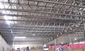 Obra realizada para Igreja Mundial no Rio de Janeiro. 12.000m2 de Estrutura Metálica, 6.500m2 de Estacionamento (Estrutura Metálica + Steel Deck)