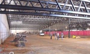 Obra realizada para Igreja Mundial no Rio de Janeiro. 12.000m2 de Estrutura Metálica, 6.500m2 de Estacionamento (Estrutura Metálica + Steel Deck)